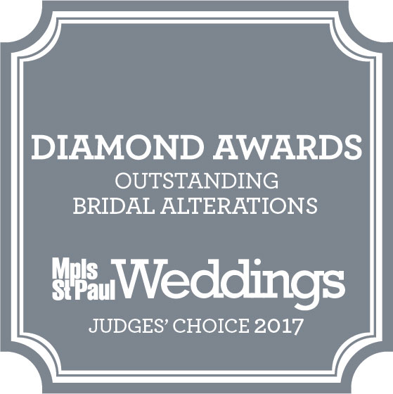 Mpls St Paul Diamond Awards Outstanding Bridal Alterations Judges Choice Award